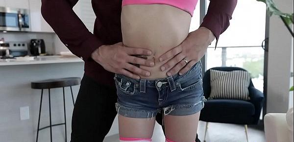  Petite teen Alice Pink begs for more as she gets a hard dick down from her hot boyfriend